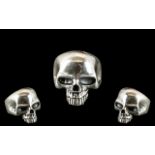 Large and Impressive Skull Ring, very we