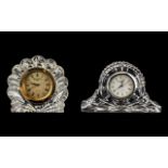 Two Waterford Quartz Crystal Clocks, one