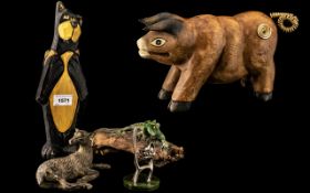 Collection of Novelty Animals, comprisin