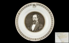 Spode Charles Dickens Centenary Plate in
