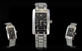 Emporio Armani Ladies 'Sportivo' Stainless Steel Wrist Watch, model no.