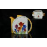 Wedgwood Clarice Cliff Collection Ltd Edition Hand Painted Porcelain Tea for Two Teapot ' Crocus