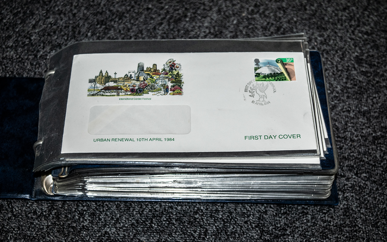 Stamp Interest classic cover album with approx 70 GB first day covers + a few Commonwealth seem to - Image 2 of 9