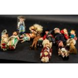 Box of Fifteen Vintage Dolls in National Costumes,