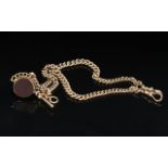 Victorian Period Superb 9ct Gold Double Albert Watch Chain,