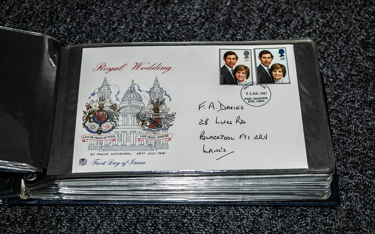 Stamp Interest classic cover album with approx 70 GB first day covers + a few Commonwealth seem to - Image 4 of 9