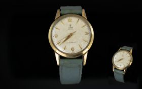 A Gents 9ct Gold Tudor Royal Wristwatch, case back stamped Rolex numbered 14870,