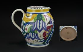 A Poole Pottery Carter, Stabler & Adams Jug, designed by Truda Adams, impressed mark to base.