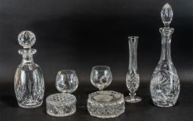 A Small Collection of Waterford Style Irish Glass.