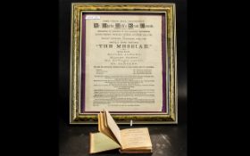 Charles Halle's Grand Concerts Poster (The Messiah), framed and glazed, 14 inches (app.