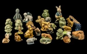 Collection of Wade 'Whimsies' all in excellent condition, 35 in total, including frogs, monkeys,
