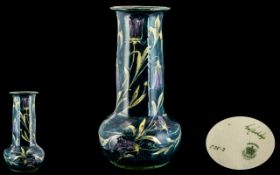A Morris Ware Art Nouveau Vase by George Cartlidge. 14.5'' tall. Fully marked to base, C28-2. Please