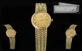 Baume and Mercier Ladies 18ct Gold - Deluxe Wrist Watch with Champagne Dial,