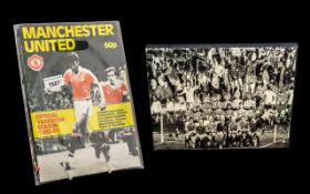 Manchester United Interest - Manchester United wall photo block of players including George Best,