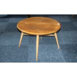 A Golden Dawn Ercol Drop Leaf Coffee Table. 60 Inches High, 40 Inches Wide & 60 Inches Deep.