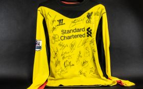 Liverpool FC Multi Signed Shirt.