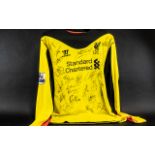 Liverpool FC Multi Signed Shirt.