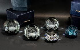 A Collection of Caithness Paperweights F