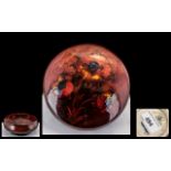 William Moorcroft Flambe - Lidded Round