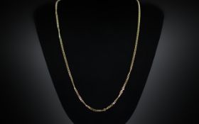 9ct Gold Long Chain with full hallmark 9