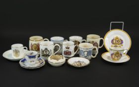 Collection of Royal Memorabilia Porcelai