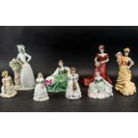 A Collection of Porcelain Figures to inc