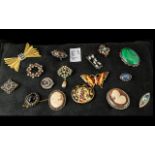 Vintage and Antique Brooches, Includes M