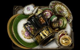 Collection of Decorated Porcelain compri