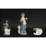 Nao by Lladro Hand Painted Porcelain Fig