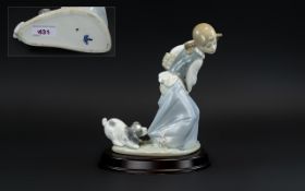 Lladro Hand Painted Porcelain Figure 'Na