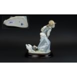 Lladro Hand Painted Porcelain Figure 'Na