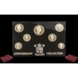 Royal Mint Proof Set 1996, in solid silver,