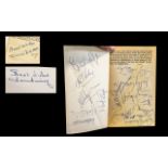 Football Interest - Two Everton Official History Books signed on the inside cover,