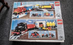 Lego Collection - comprising Lego 7720 Battery Freight 4.5 Volt Train with Instructions, 1980.