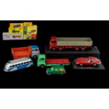 A Collection of 6 Dinky Toy Cars including, Foden Diesel 8-Wheel Wagon (901),