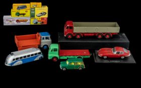 A Collection of 6 Dinky Toy Cars including, Foden Diesel 8-Wheel Wagon (901),