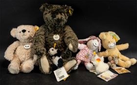 Collection of Steiff Teddy Bears. Comprises 1/ Steiff Original Teddy Bear ' Happy ' With Tags.