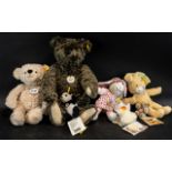 Collection of Steiff Teddy Bears. Comprises 1/ Steiff Original Teddy Bear ' Happy ' With Tags.