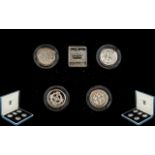 Royal Mint Proof Set 1994 - 1997, solid silver set,