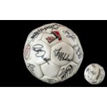 Blackburn Rovers Interest - Signed Football from the Blackburn Rovers 1999 Team under the short