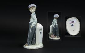 Lladro Hand Painted Porcelain Figure 'The Wanderer', model no.5400, designer Antonio Ramos, issued
