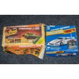 Radio Controlled Porsche Turbo 78, in original box, together with a Road Power Commander's Tank,