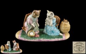 Beswick Ware Ltd and Numbered Edition Beatrix Potter Tableau ' My Dear Son Thomas ' P4169.
