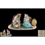 Beswick Ware Ltd and Numbered Edition Beatrix Potter Tableau ' My Dear Son Thomas ' P4169.