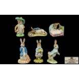 Collection of Six (6) Beswick Beatrix Potter Figures - to include Peter and the red pocket
