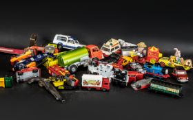 A Collection of Various Play Worn Vehicles ( 30 ) In Total.