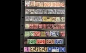 Stamps Commonwealth collection from Queen Victoria to 1940's includes GB from 1880 mint and used on