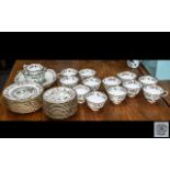 A Royal Albert Part Teaset comprising 12 cups, 12 saucers, 12 side plates,