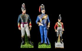 Three Military Figurines,