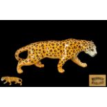 Beswick - Hand Painted Wild Animal Figure ' Leopard ' Model No 1082, Designer A. Gredington.